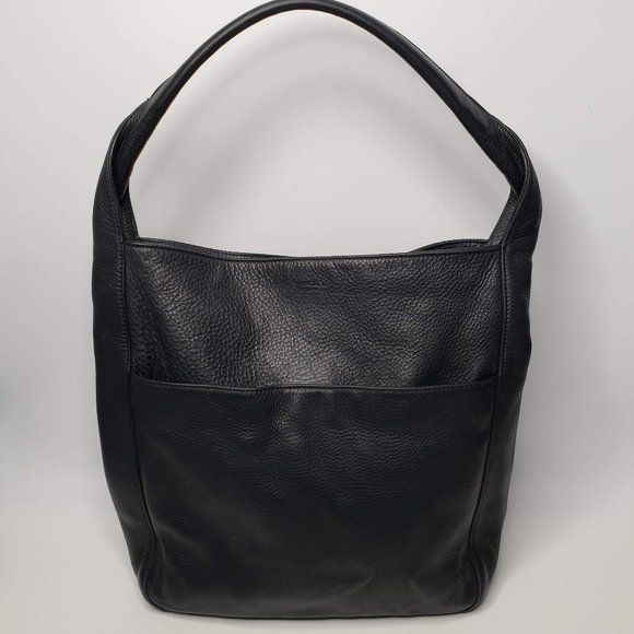 Shinola Bags Shinola Detroit Black Pebble Leather Hobo Purse Poshmark